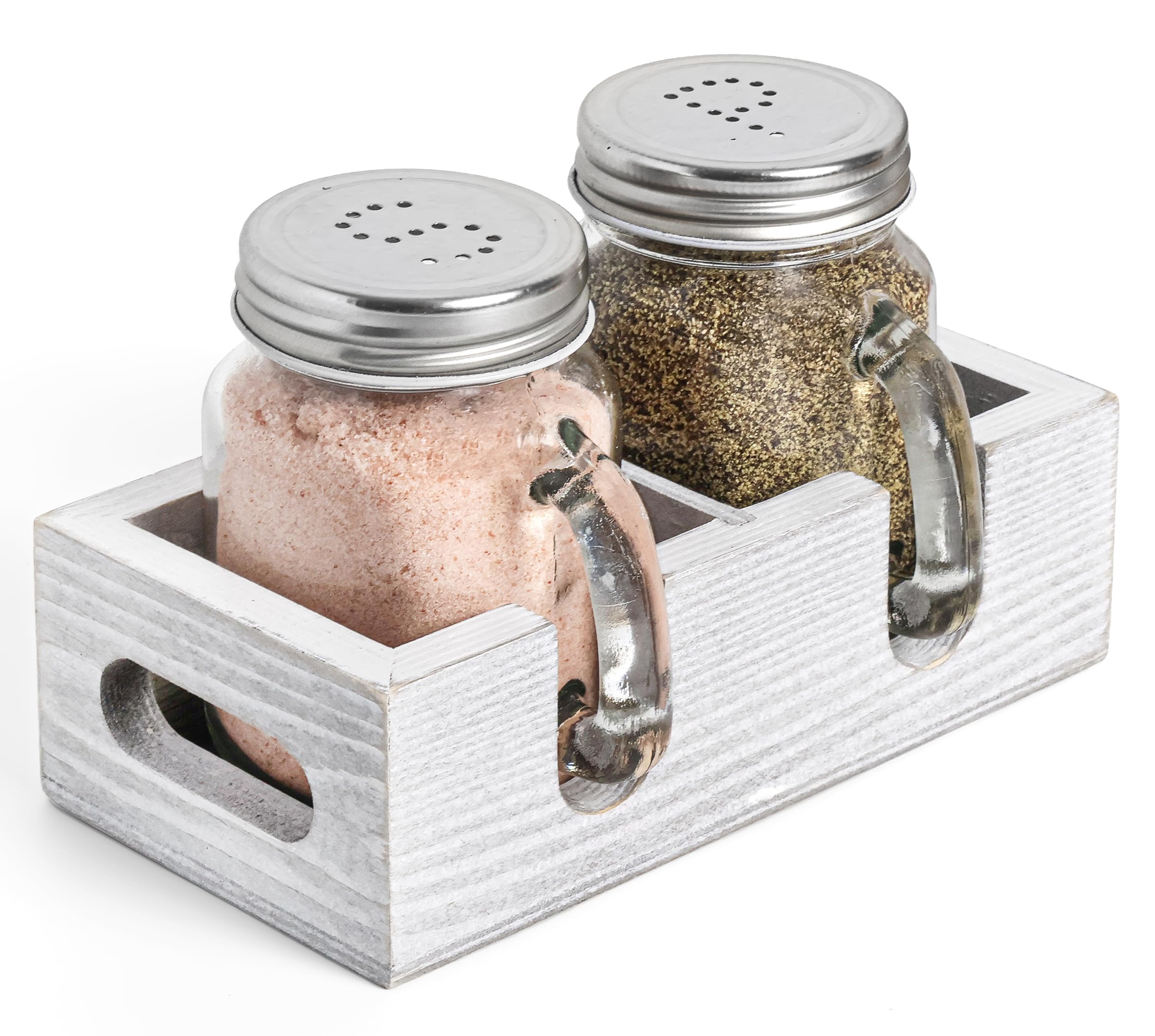 ビンテージ アンティーク 塩 コショウ 入れ ジェダイ ガラス 2個セット Amazon | Mason Jar 塩コショウシェイカー - ガラスシェーカーセット